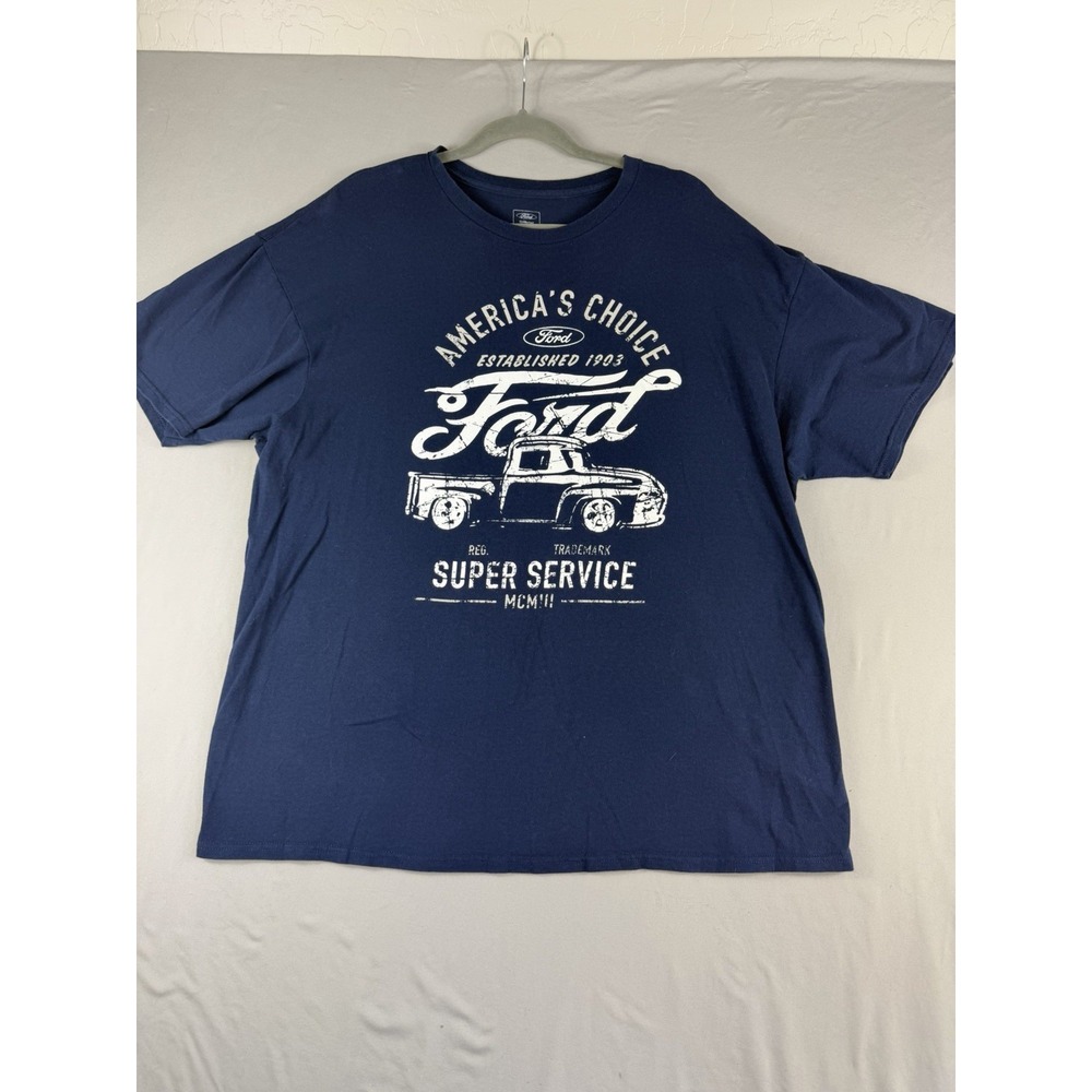Ford blue t-shirt, truck graphic, men's ss XL tee